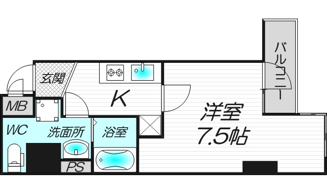 7階の間取り図