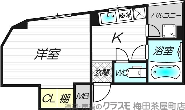2階の間取り図