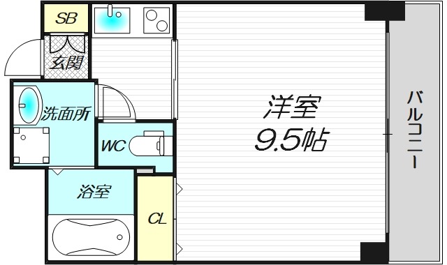 4階の間取り図