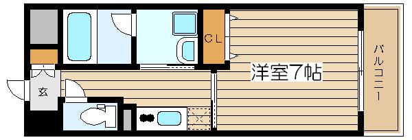 8階の間取り図