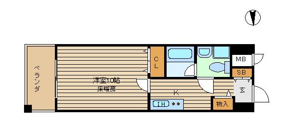 3階の間取り図