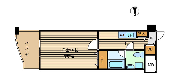 3階の間取り図