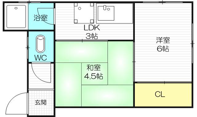 3階の間取り図