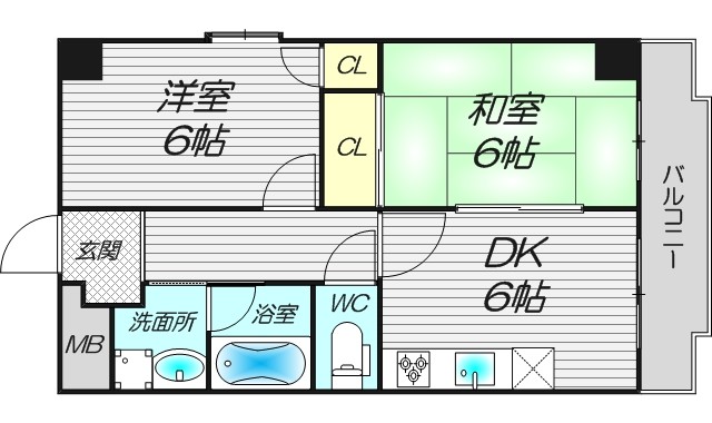 4階の間取り図