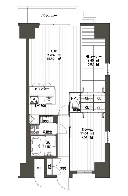 3階の間取り図