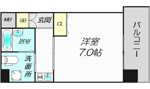 4階の間取り図