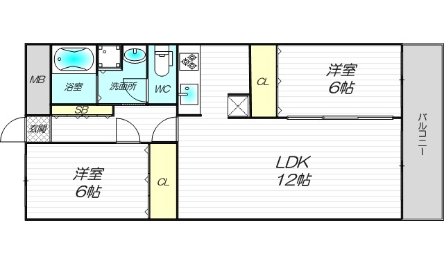 5階の間取り図