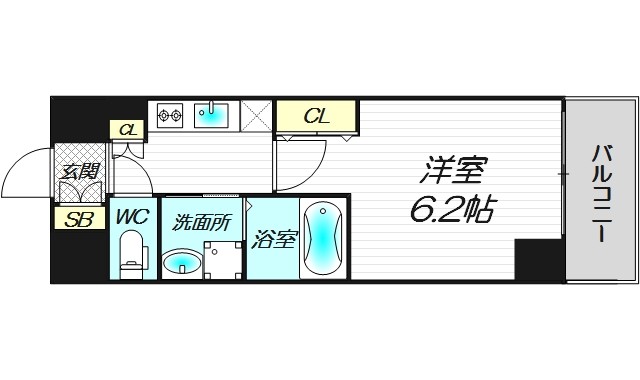 4階の間取り図