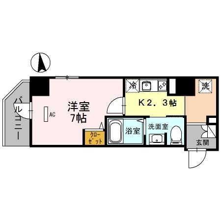 6階の間取り図