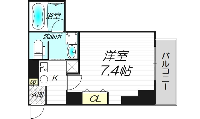 7階の間取り図