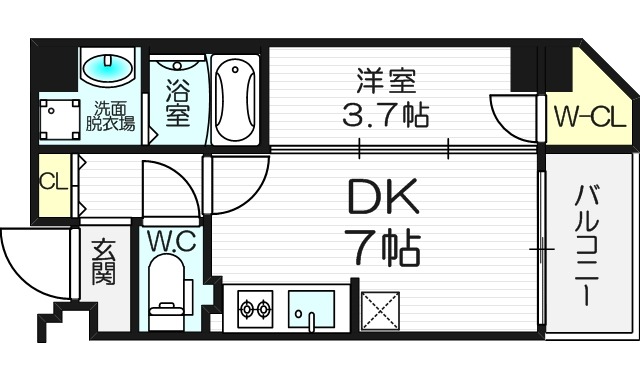 5階の間取り図