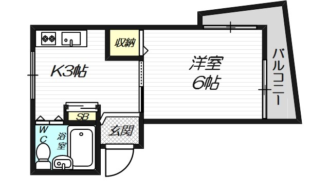 2階の間取り図