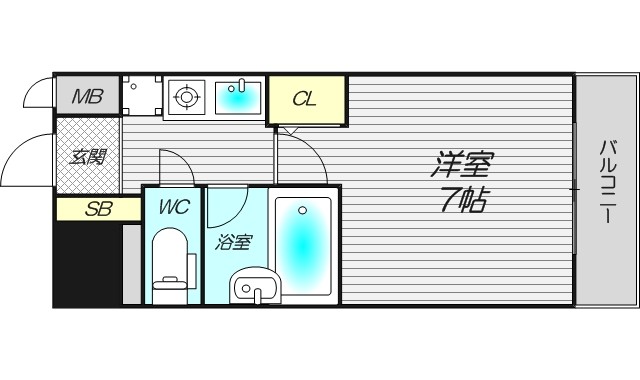 9階の間取り図