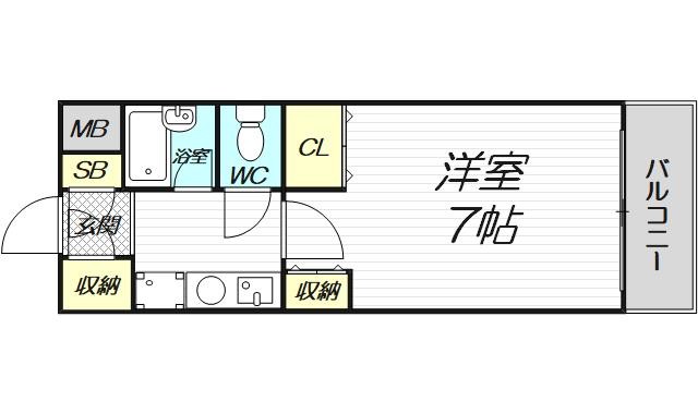 4階の間取り図