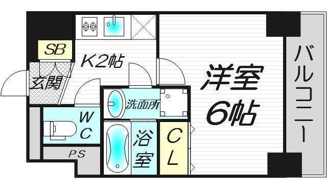 8階の間取り図