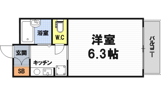 5階の間取り図