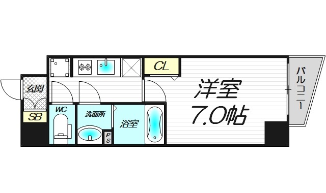 11階の間取り図