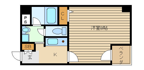 7階の間取り図