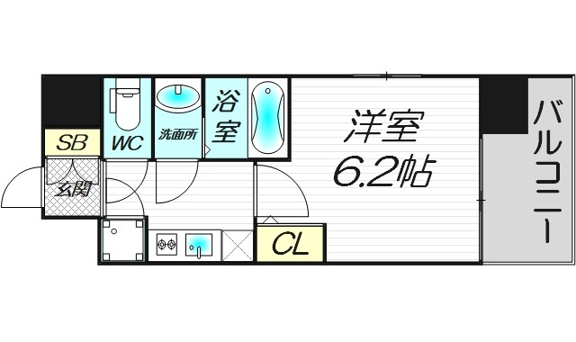 2階の間取り図