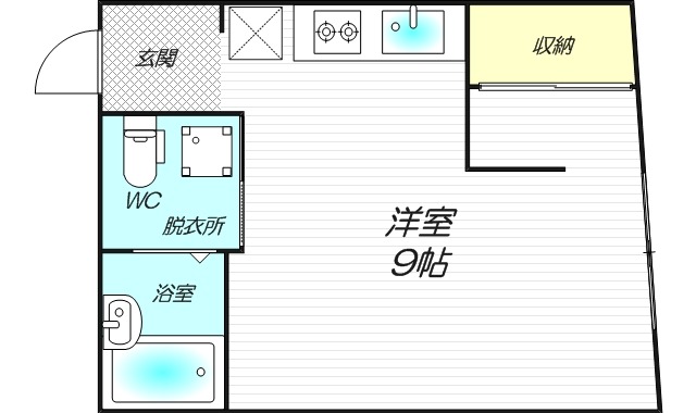 2階の間取り図