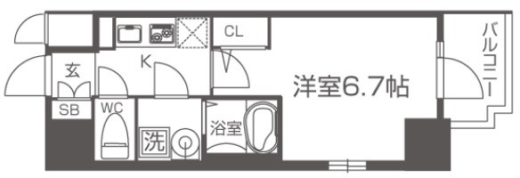 5階の間取り図