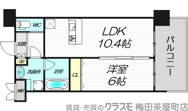 4階の間取り図