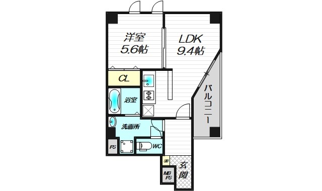 8階の間取り図