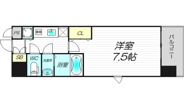 4階の間取り図