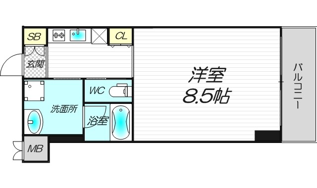 7階の間取り図