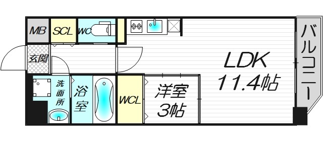 11階の間取り図