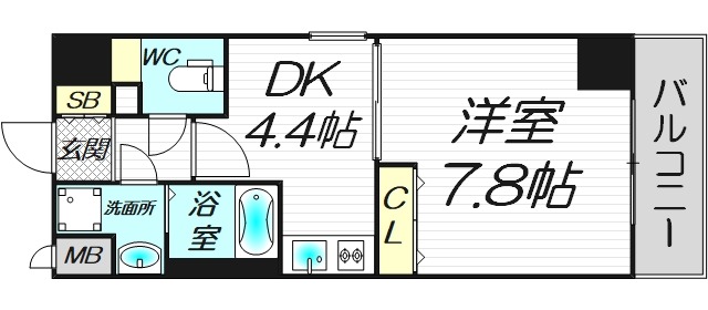 5階の間取り図