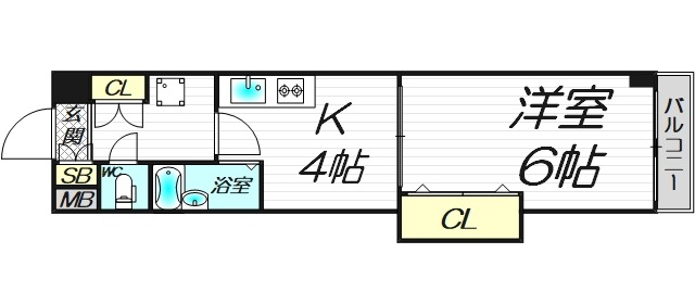 2階の間取り図