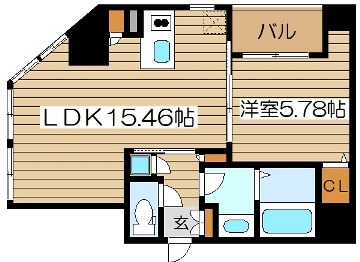 4階の間取り図