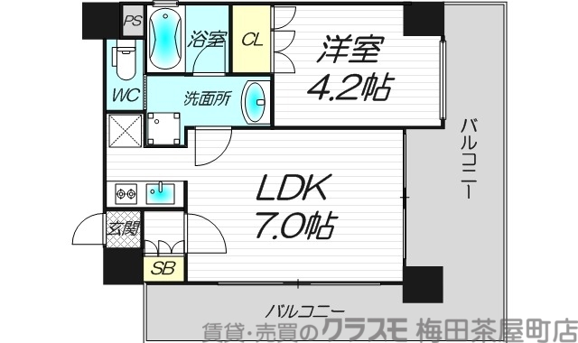 5階の間取り図