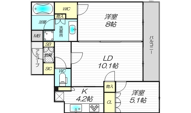 17階の間取り図