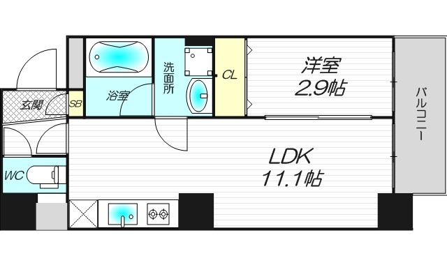 3階の間取り図