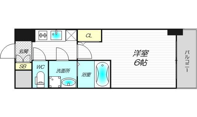 7階の間取り図