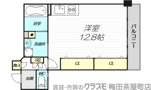 4階の間取り図