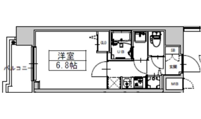 6階の間取り図