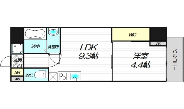 5階の間取り図