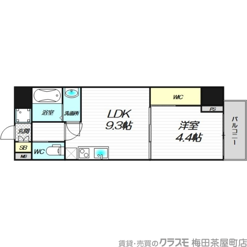 13階の間取り図