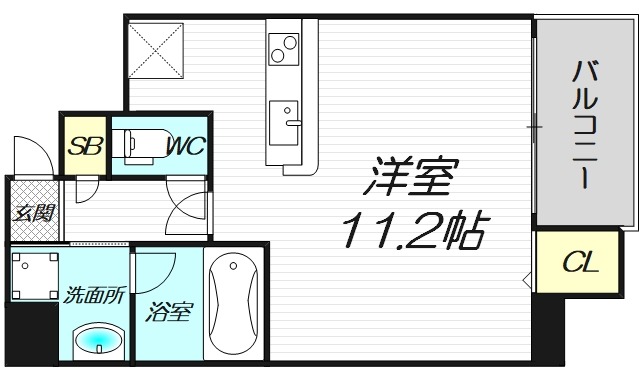 5階の間取り図