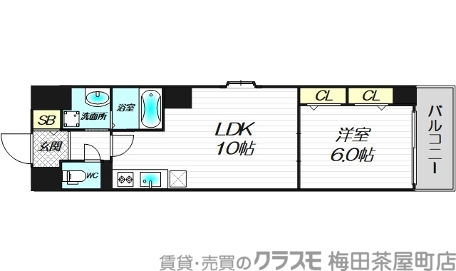 4階の間取り図