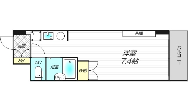 4階の間取り図