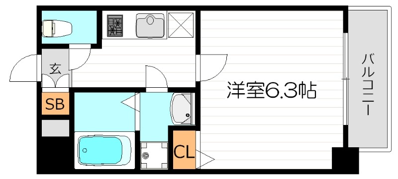 5階の間取り図