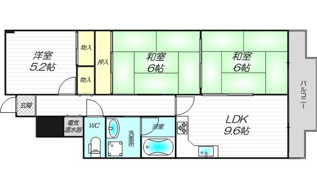 8階の間取り図