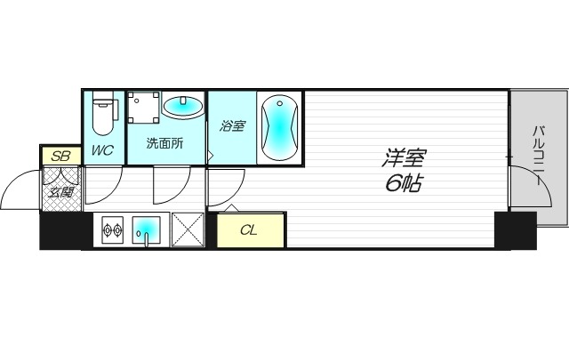 4階の間取り図