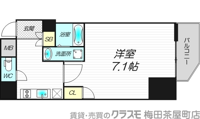 3階の間取り図
