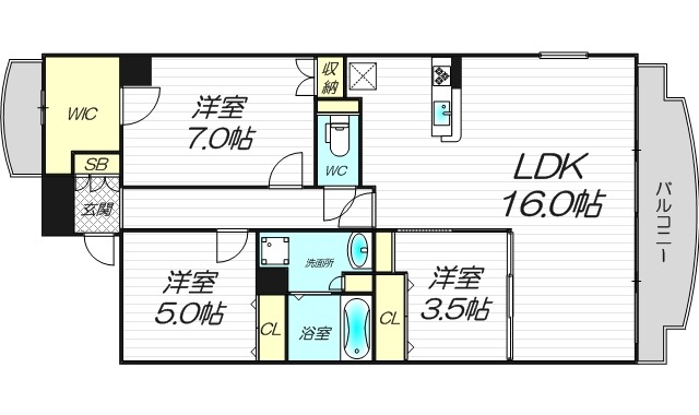 15階の間取り図