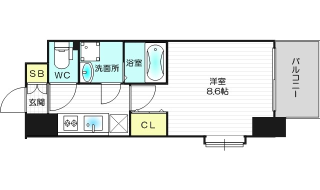 2階の間取り図